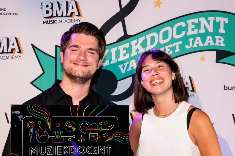 Jop Ostendorf is Muziekdocent van het Jaar 2023!