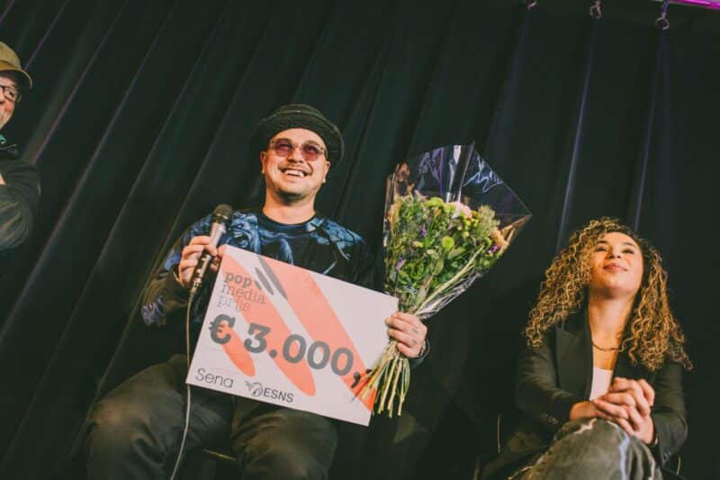 Justin Verkijk Winnaar Pop Media Prijs 2023